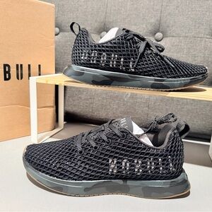 No Bull Nobull Diamond Mesh Shoes Black Camo Mens 6 Womens 7.5 New